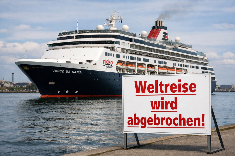 Nicko Cruises: Abbruch der Weltreise